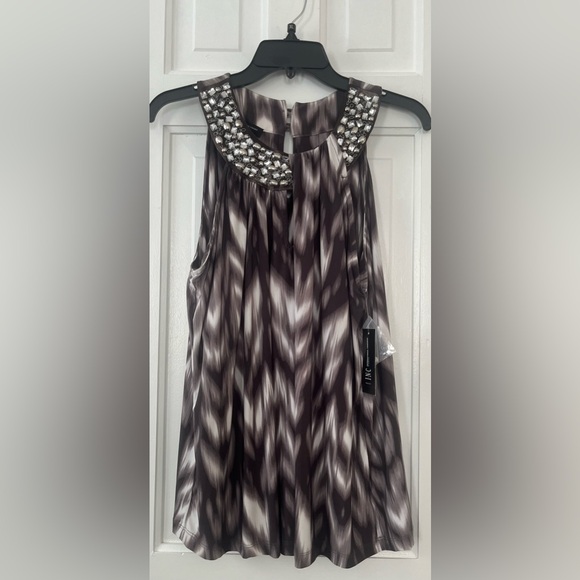 INC International Concepts Tops - NWT I.N.C. International Concepts women's embellished halter top. Size: (1X)